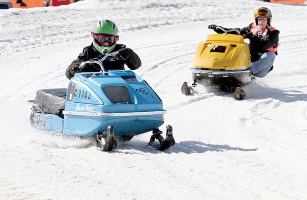 Old Snowmobile Races Vintage snowmobile racing steals the show at Expo | News ...