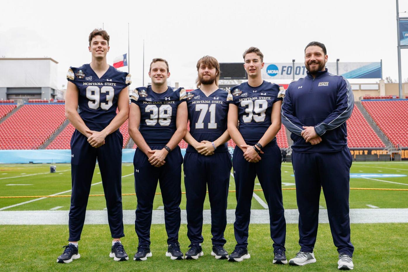 Milestones galore: Bobcats break records, roll into FCS Final Four |  Explore Big Sky Team Effort Montana State Bobcats ボールマーカーセット