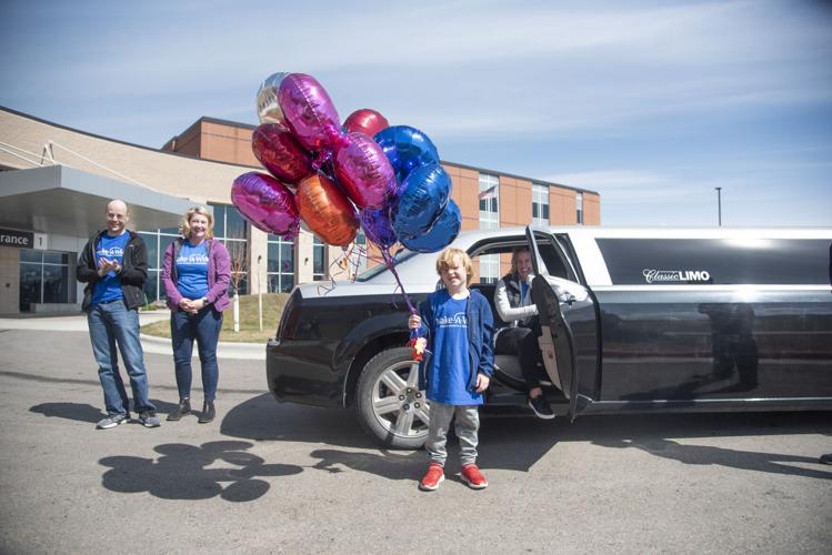 Local boy celebrates his MakeAWish day with limo ride, trip to