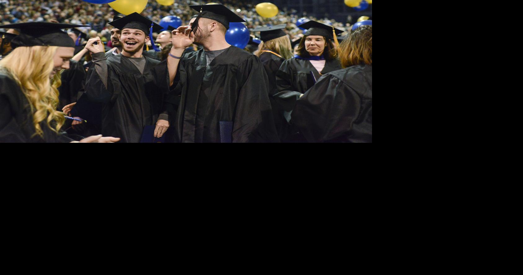 New MSU graduates celebrate snowy fall commencement | Montana State ...