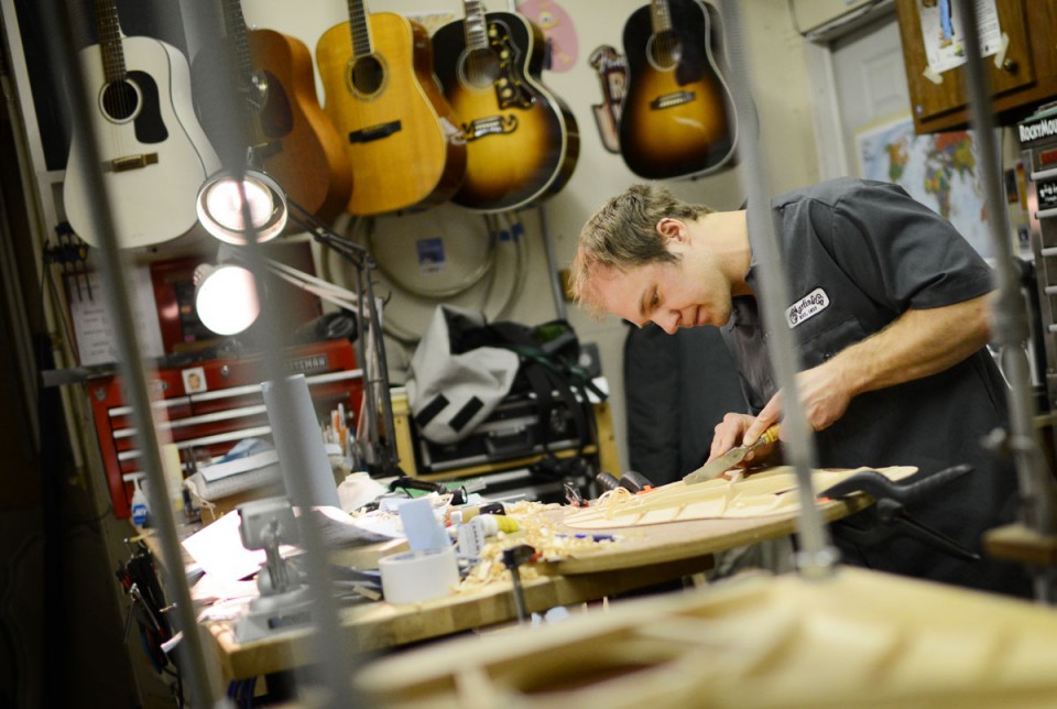 Marcus Engstrom For local luthier guitars are more than just