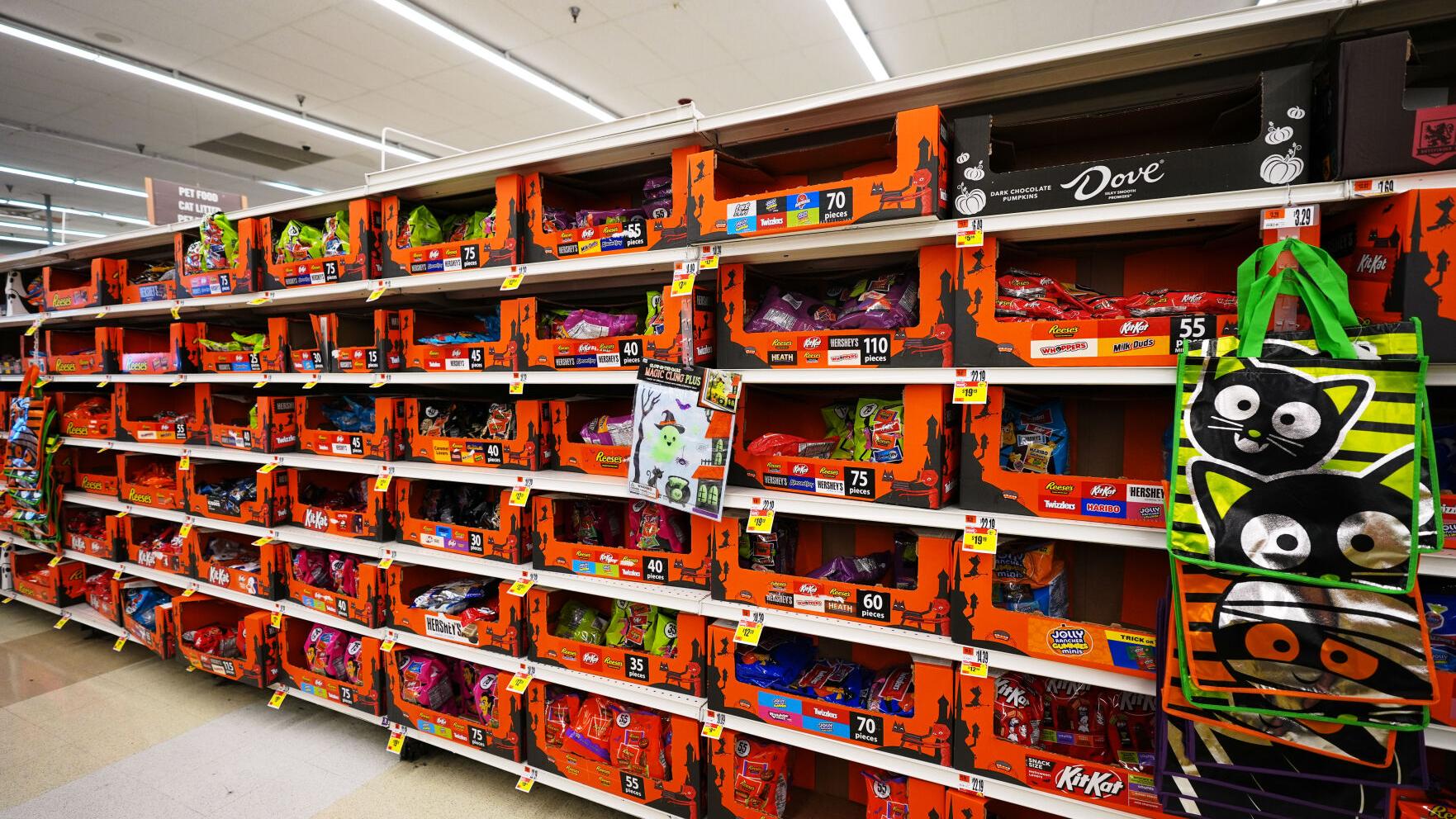 Candy prices up 44% as Halloween sales drop 6.7%