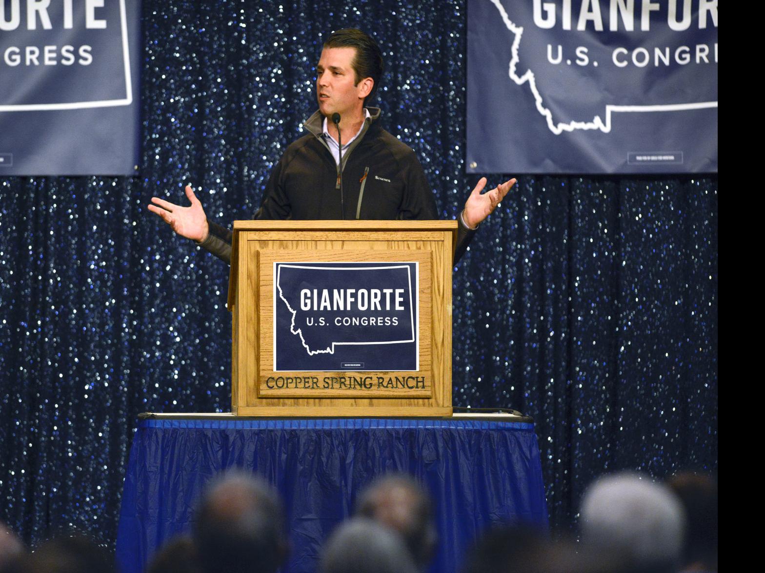 Donald Trump Jr To Stump For Rosendale In Bozeman But Location Up In Air Politics Bozemandailychronicle Com