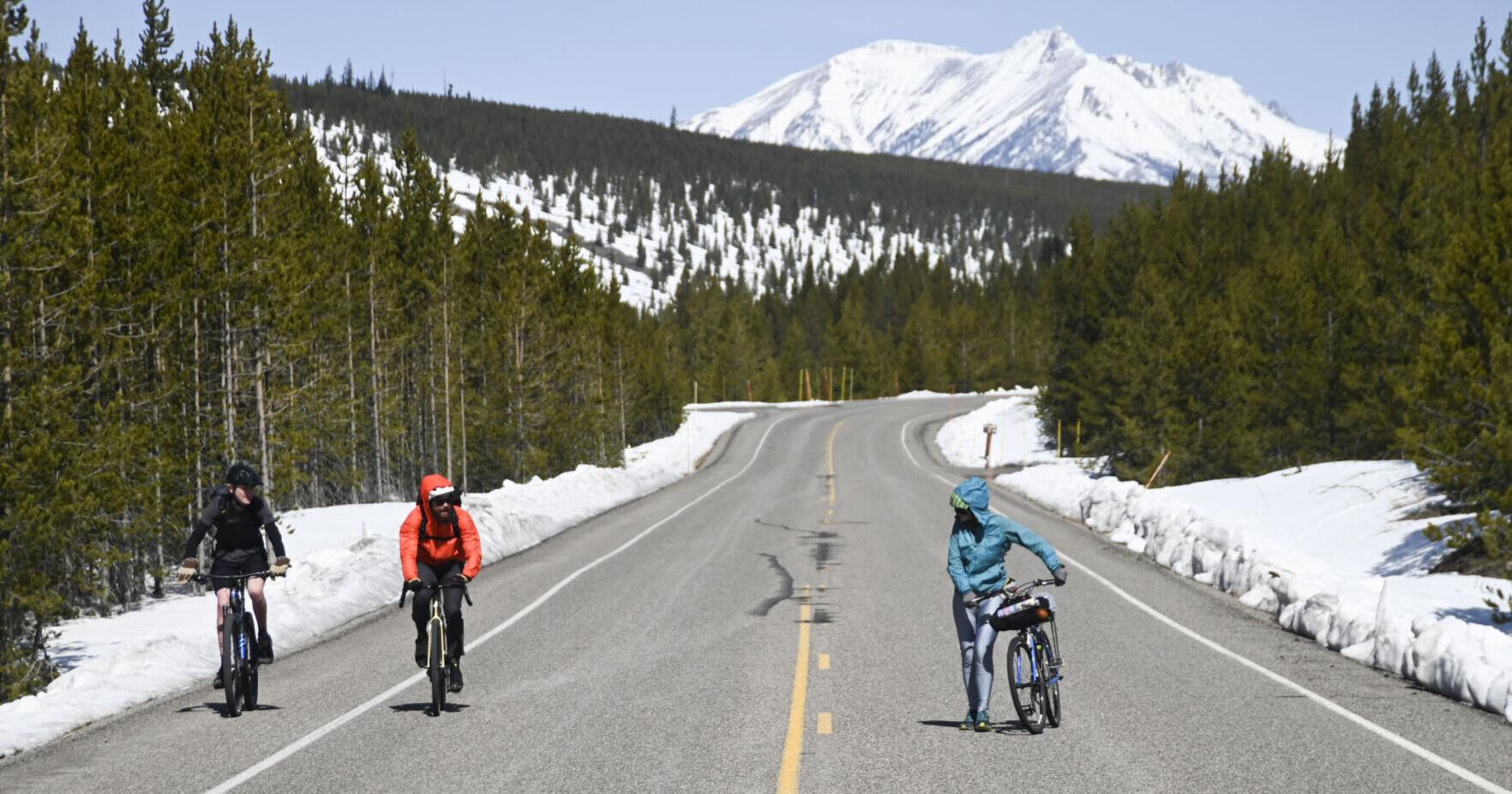 Signs of spring: Sections of Yellowstone roads open to cyclists - Vimarsana News