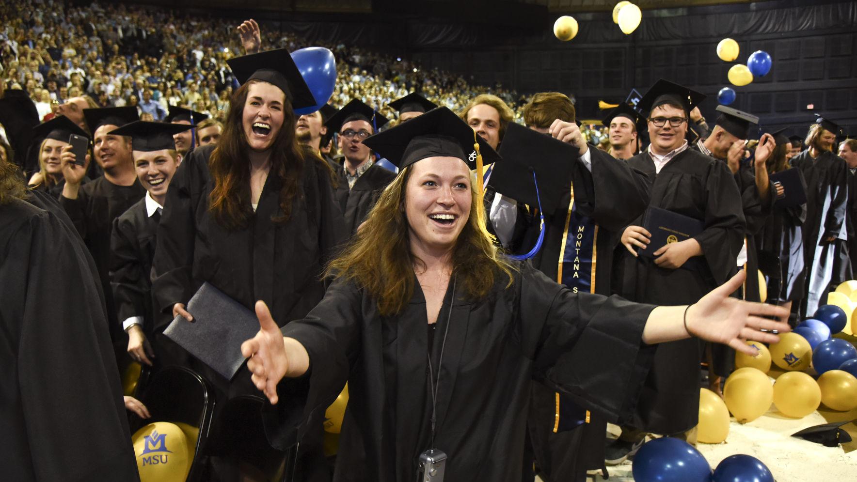 Commencement Sends New Graduates On Lifetime Adventure Montana State University Bozemandailychronicle Com University Of Montana Graduation Date 2022