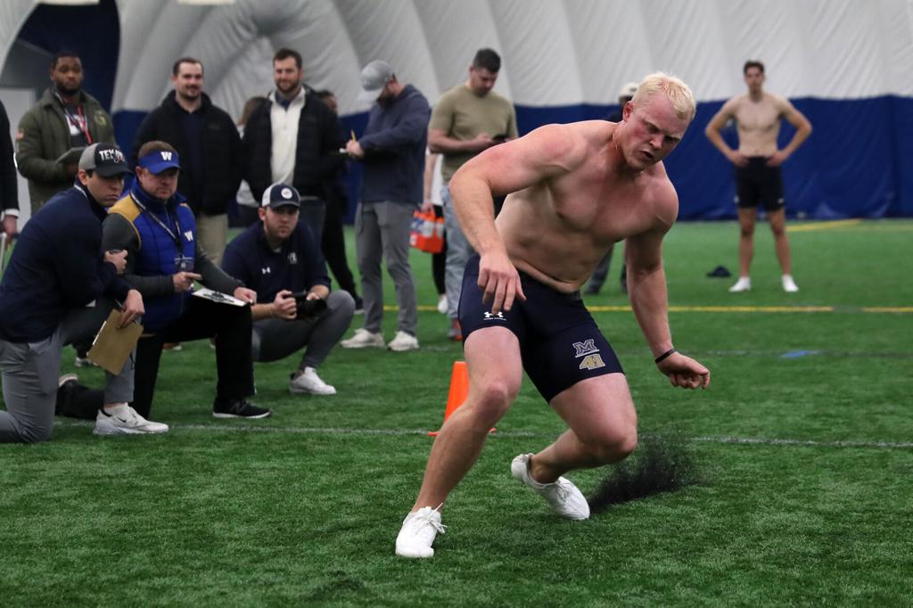 Tommy Mellott, Brody Grebe and Montana State teammates 'really grateful' to compete at pro day | Bobcats Football | bozemandailychronicle.com