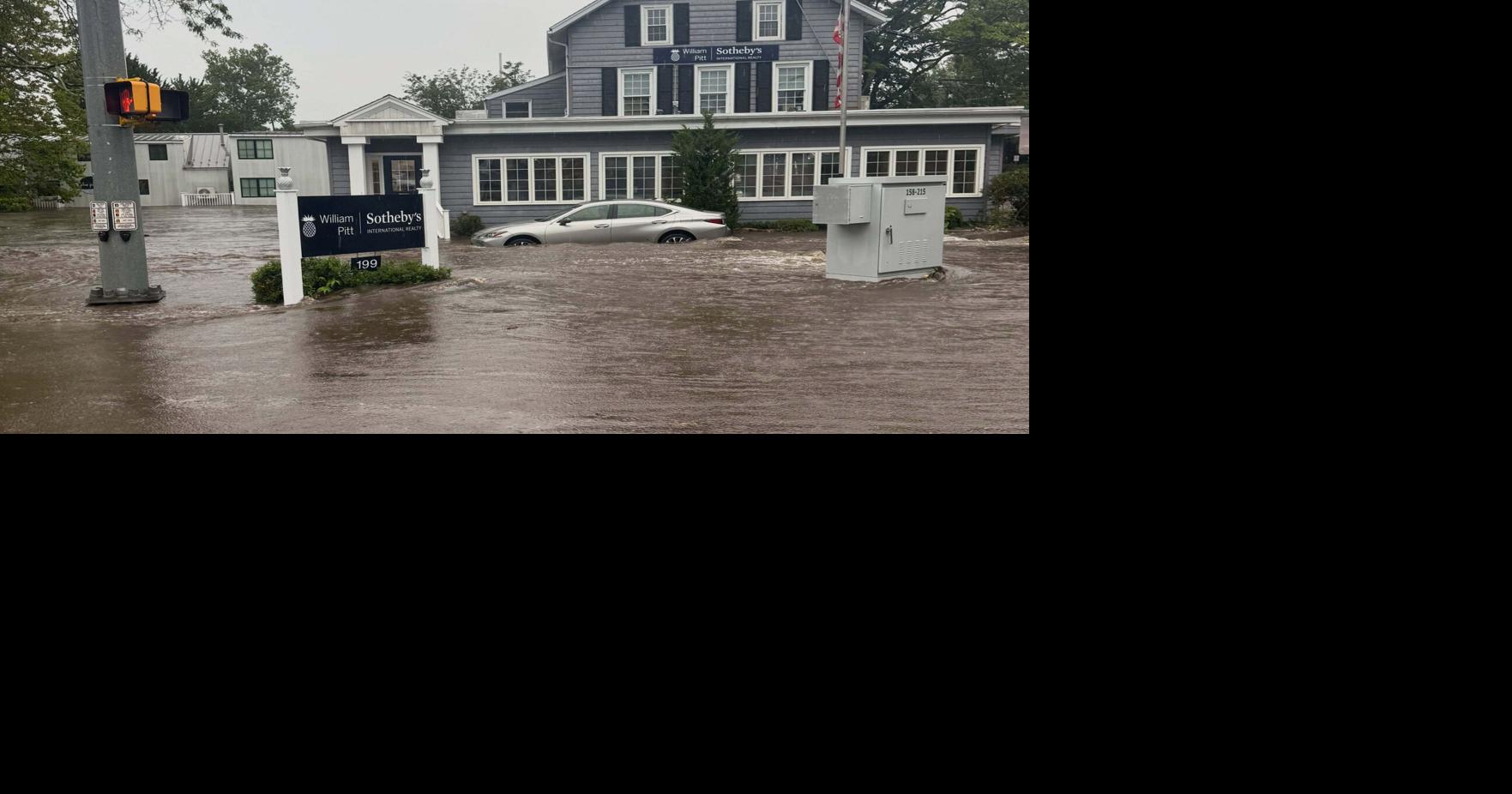 Drenching rains bring flash flooding across coastal Connecticut, New York and New Jersey
