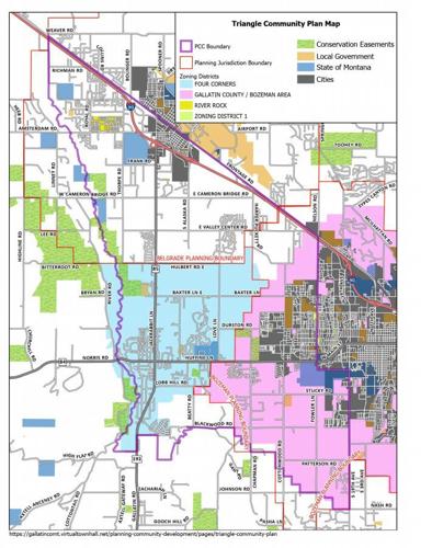 Gallatin County Zoning Map Public Comment Sought On Plan For Growth In Four Corners Area News Bozemandailychronicle Com
