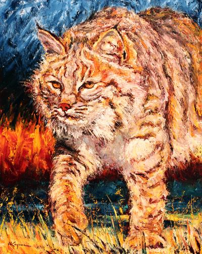 Bobcat Painting Featured At Ronald Mcdonald House Benefit