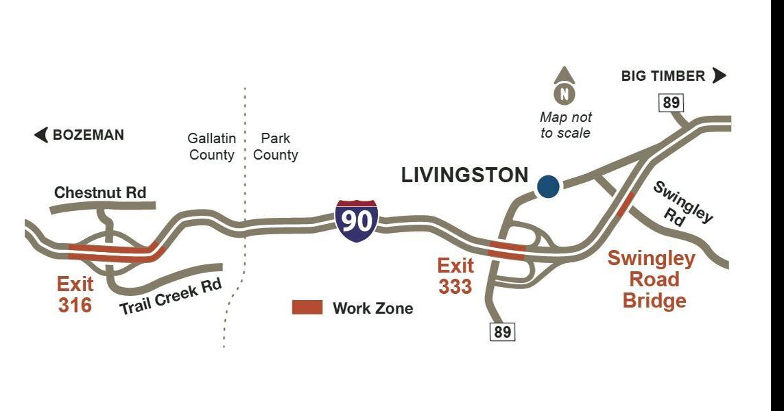 MDOT plans construction on I90 bridges east of Bozeman News