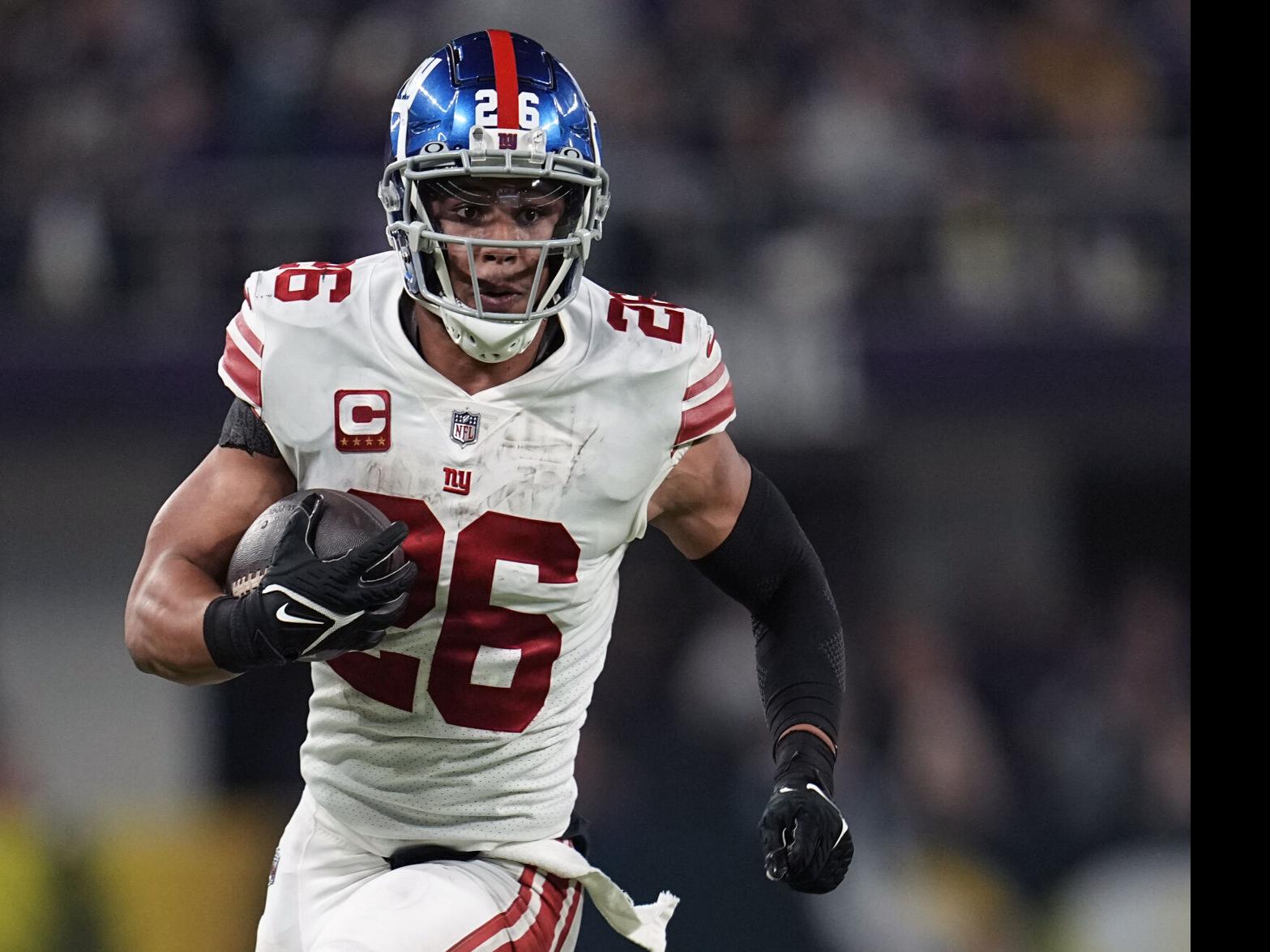 Giants' RB Saquon Barkley leads NFL in jersey sales from March