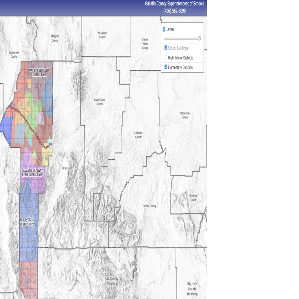 Gallatin County Mt Gis Gallatin County Develops Map To Show School District Boundaries | County |  Bozemandailychronicle.com