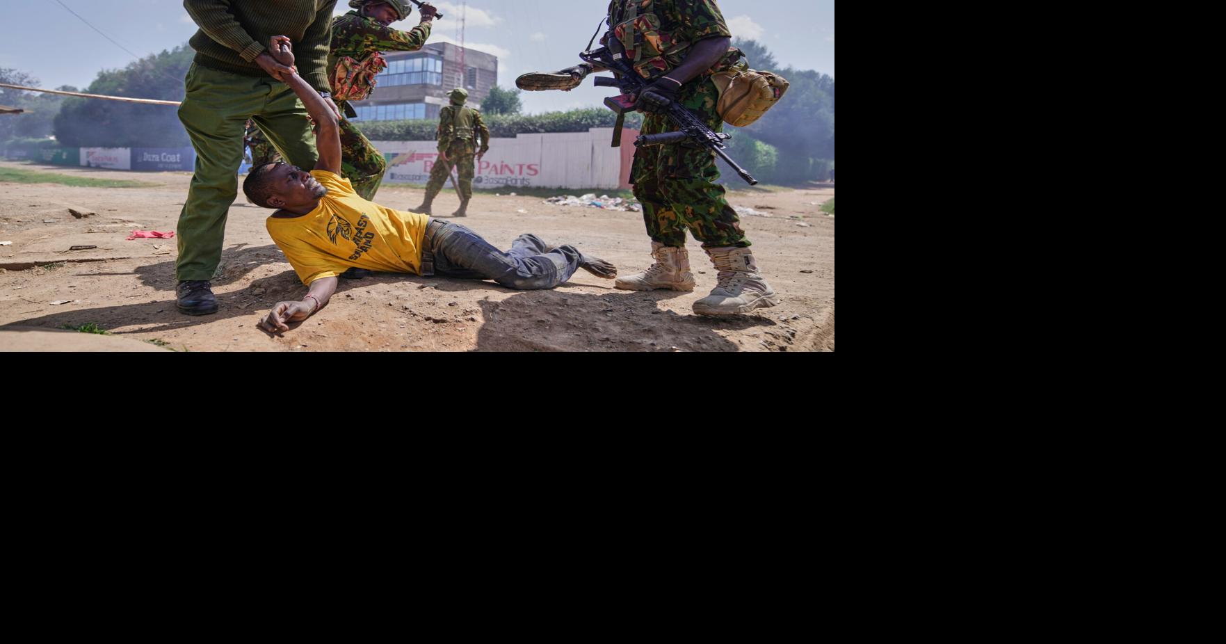 Kenya protesters clash with police over proposed Ebola center for US citizens, in photos