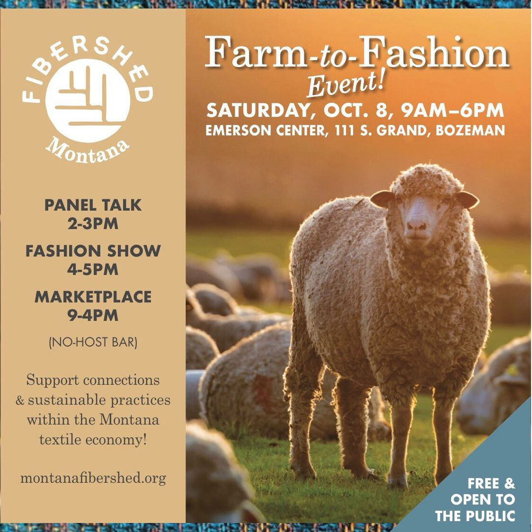 Montana made fiber to be celebrated at Farm to Fashion marketplace