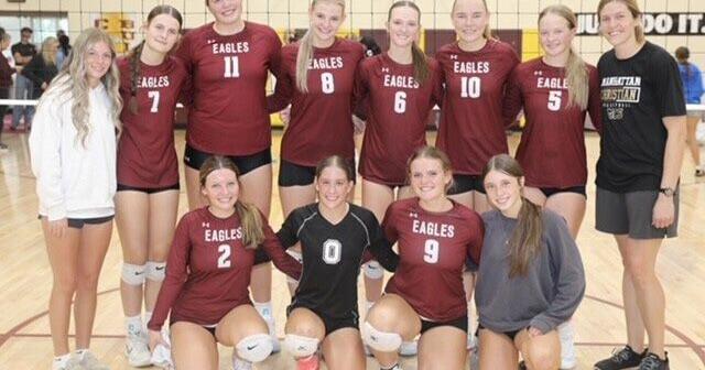 Manhattan Christian’s volleyball team wins season-opening Choteau Invitational