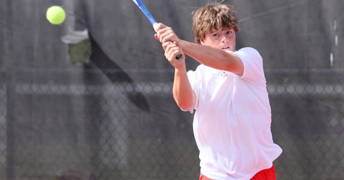 Bozeman seniors Collin Gross and Harrison Rotar finished an undefeated tennis season by winning the Class AA boys doubles championship. The pair lost just one set during the state tournament.