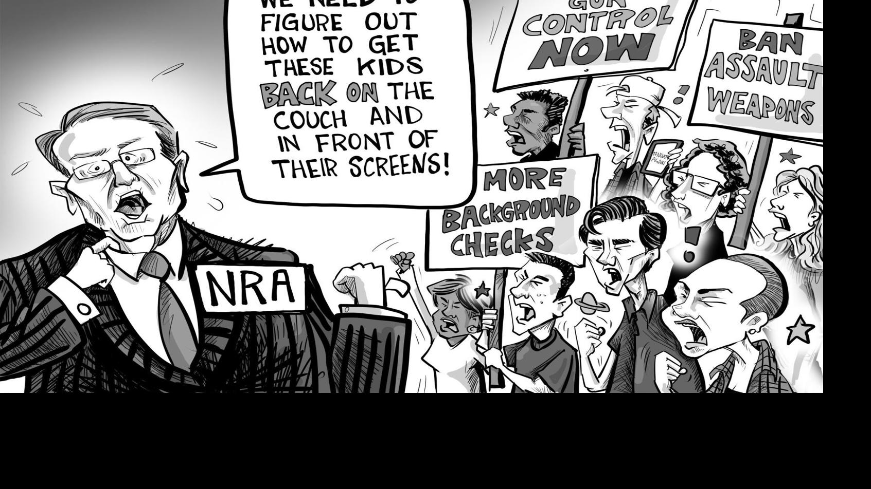 editorial cartoon