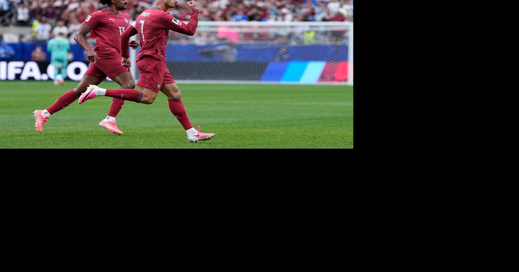 Ronaldo becomes first player to score in six World Cups with two goals against Uzbekistan