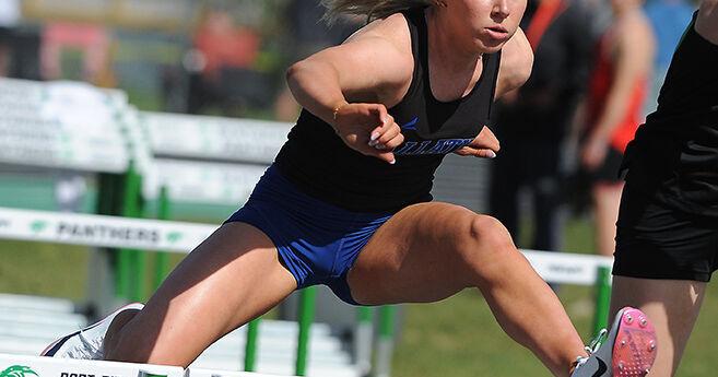 Aizalyn Flaten showing tremendous versatility in only track and field season at Gallatin High