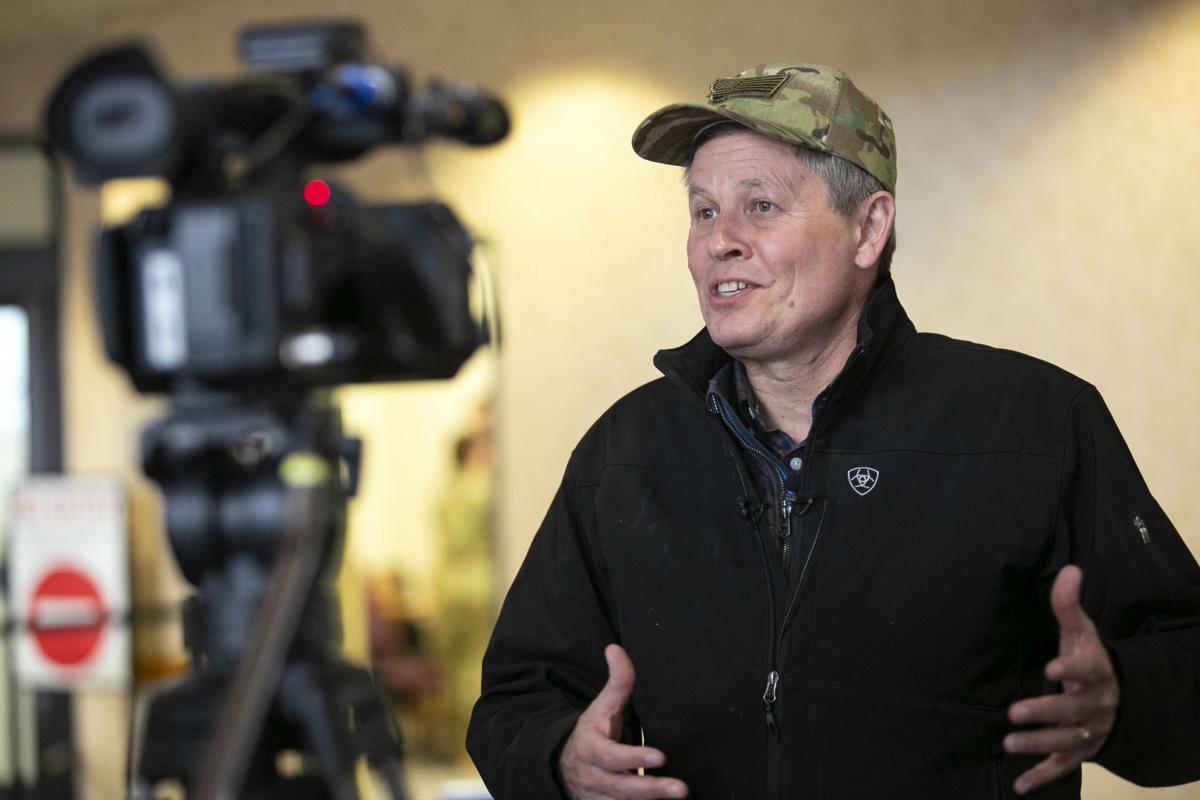 Daines visits National Guard at airport as delegation works to support troops | Coronavirus ...