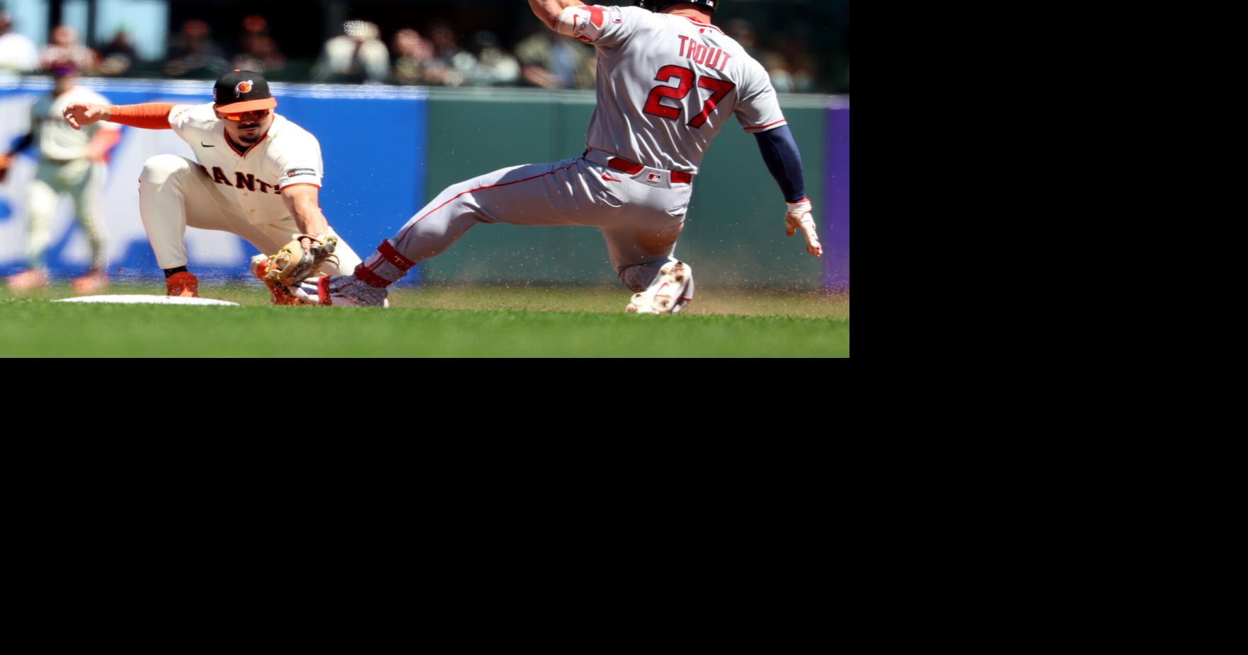 Trout's four-hit gem lifts Angels past Giants 4-3