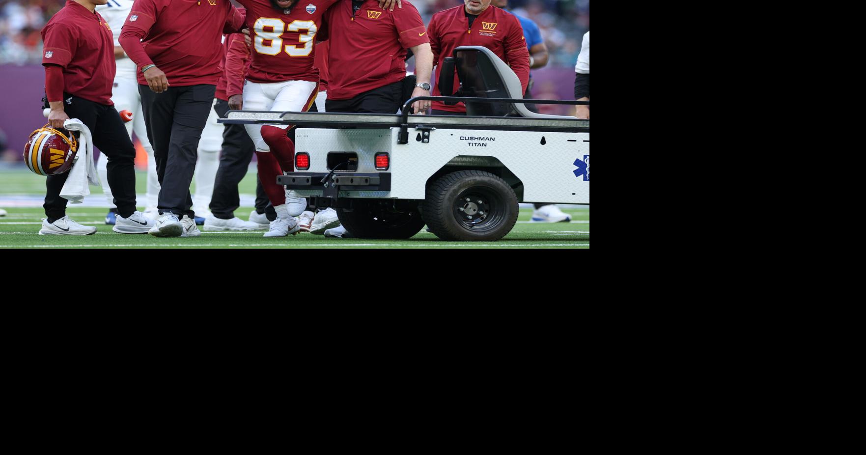 Commanders receiver Jaylin Lane has a fractured and dislocated left ...