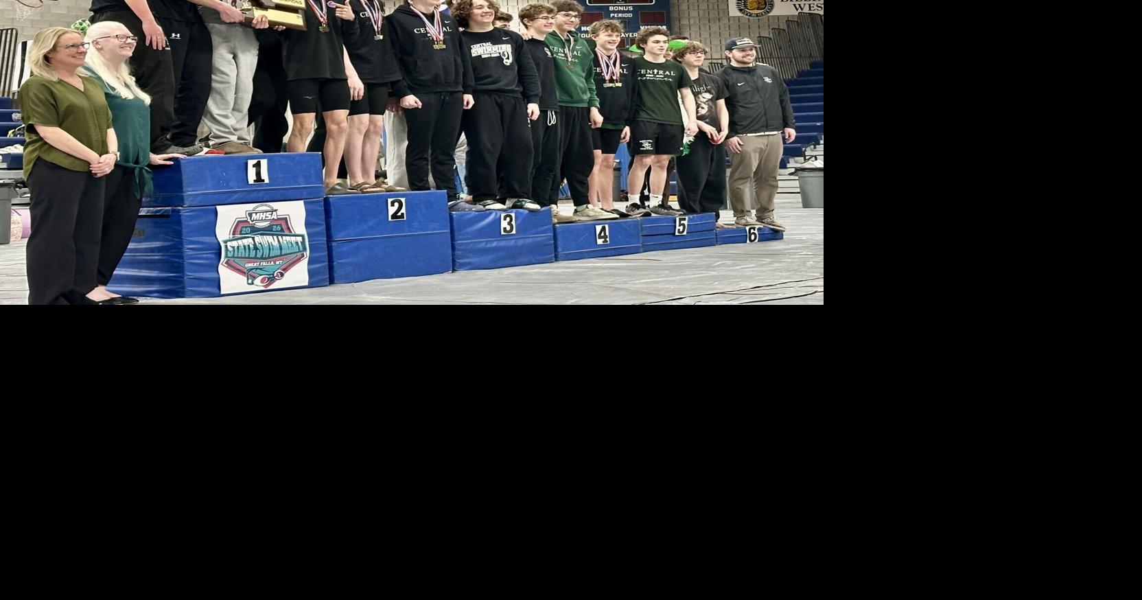 2025-26 Class AB swimming champions — Billings Central Rams