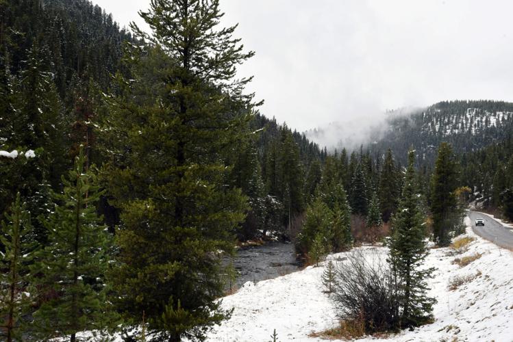Photos: Hyalite Canyon gets its first blanket of snow as rain hits ...