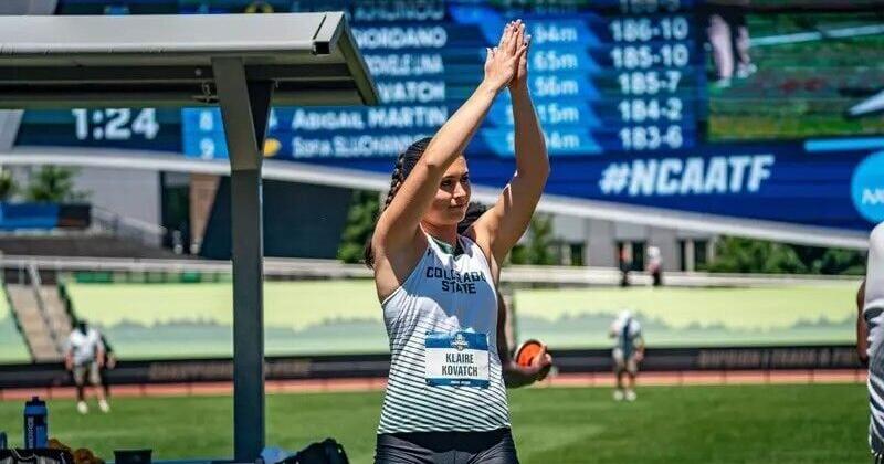 Klaire Kovatch 5th at NCAA Outdoor Track Champs