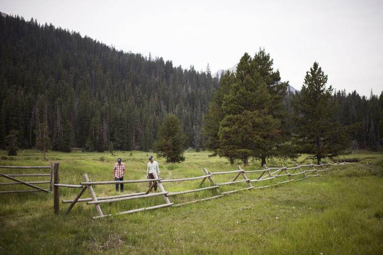 Crosscut nearly finished with work at Trapper's Cabin Ranch south of