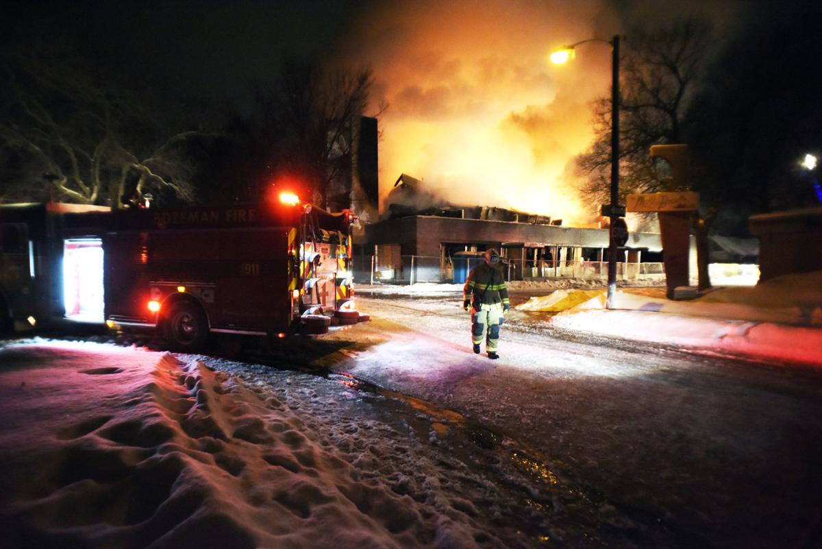 Fire torches fourstory apartment building under construction in