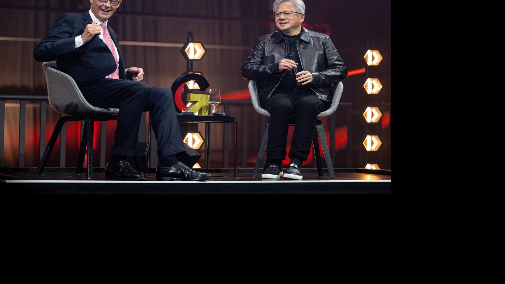 Nvidia CEO urges German manufacturers to adopt AI, saying digital tech ...