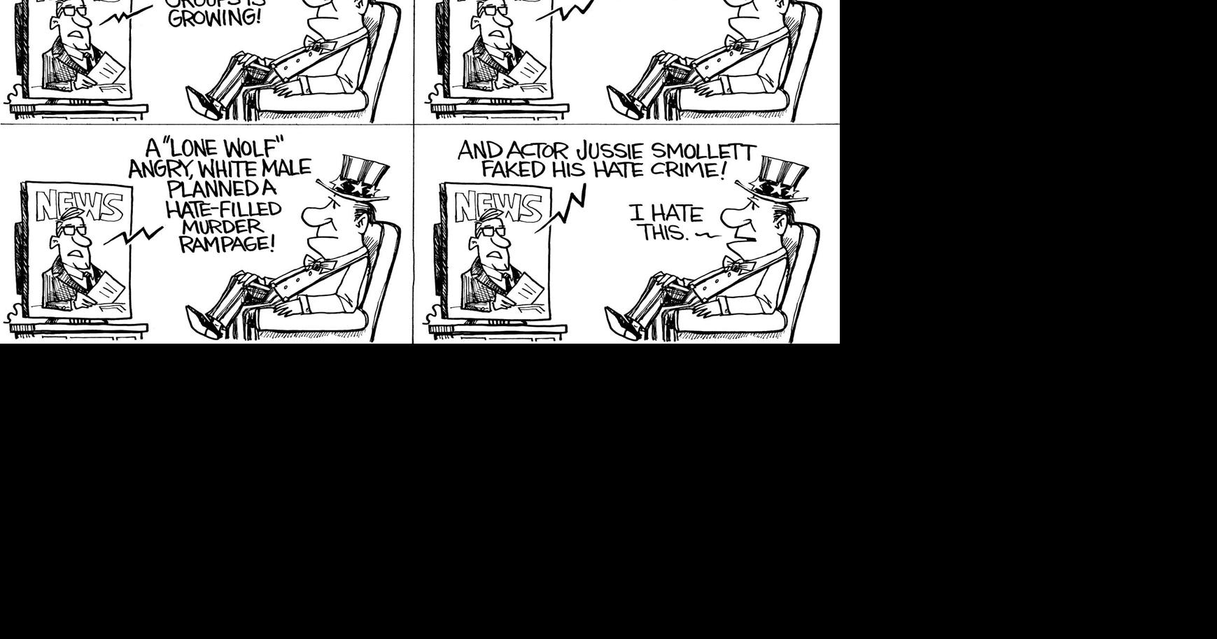 editorial cartoon