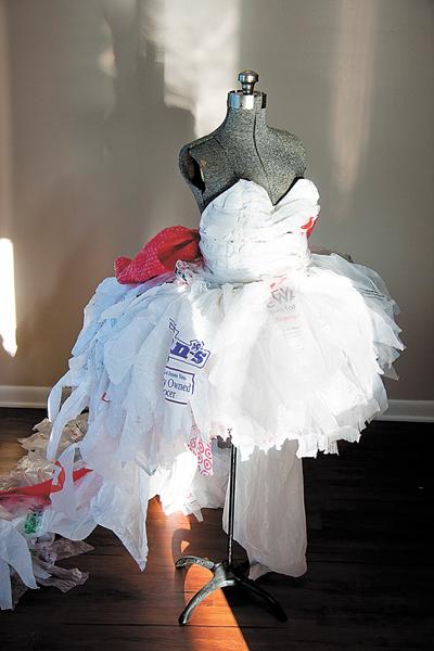 Sustainitique Features Dresses From Recycled Materials Arts And