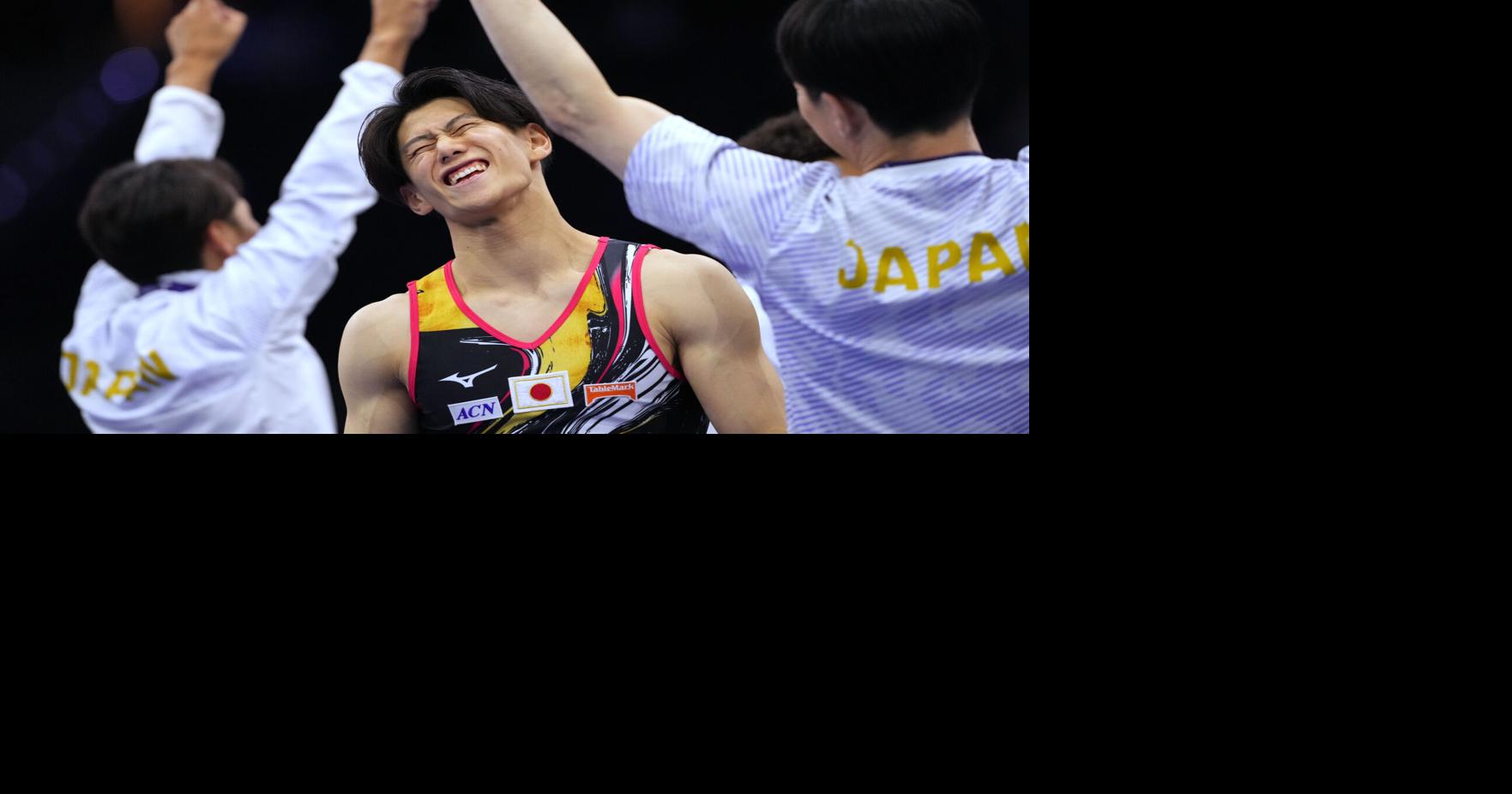 Japan rallies to capture gold in the men's team final at the world gymnastics championships