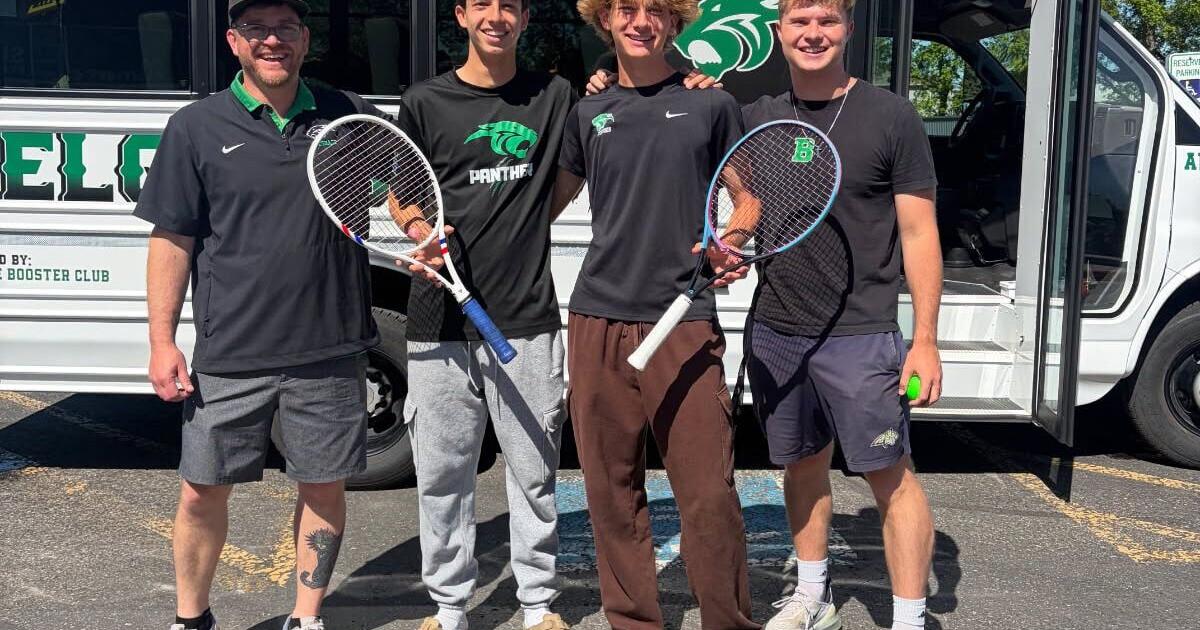 Belgrade’s Canivell, Pommerville finish 1-2 at State AA tennis tournament to cap historic season