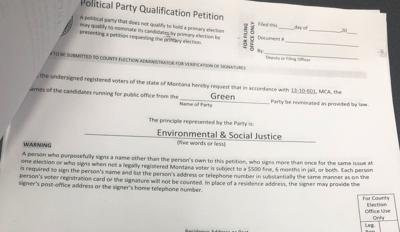 Green Party petition