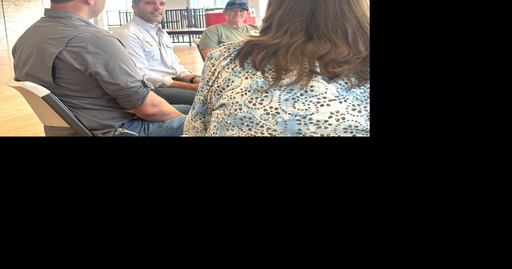 Independent U.S. Senate candidate Seth Bodnar focuses on rural issues during Glendive stop