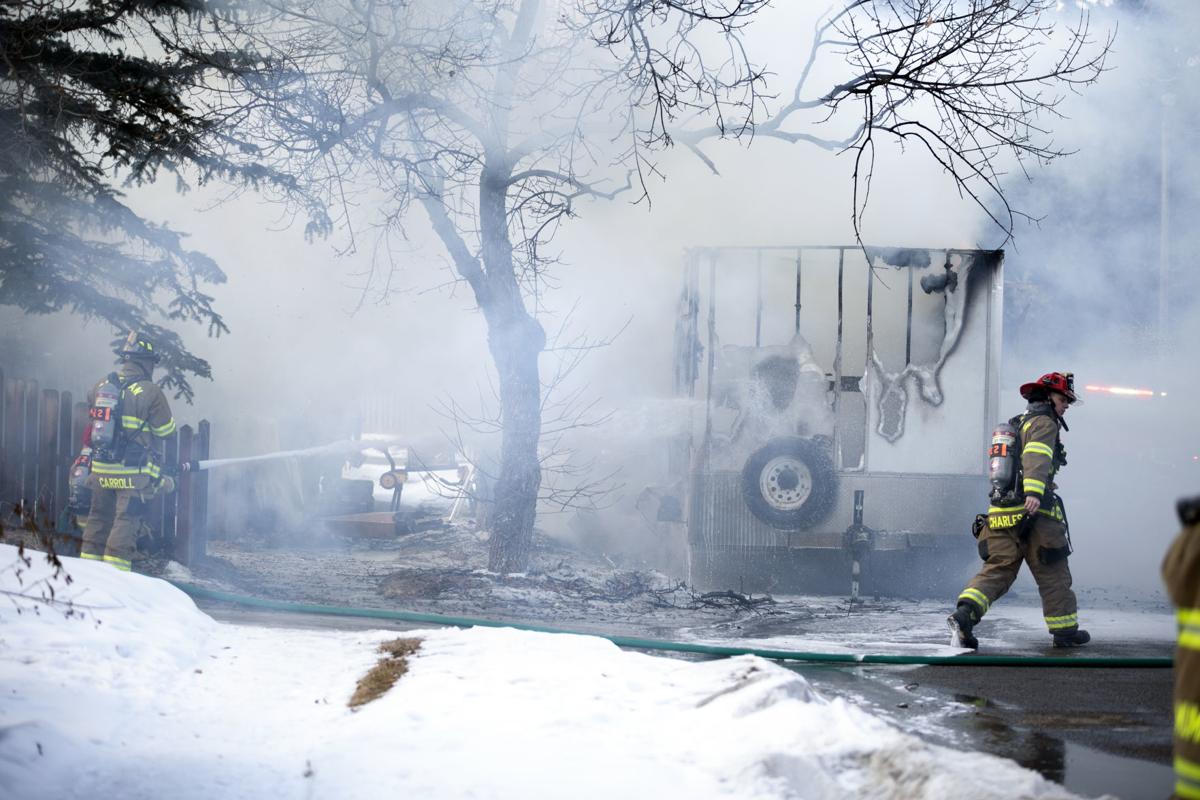 Work Trailer Burns In Bozeman Neighborhood News