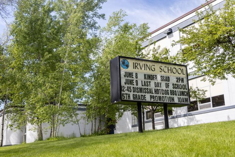 Irving School Sign Returned
