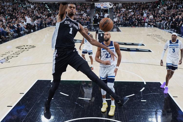Wembanyama responds to ejection with a dominant Game 5 as Spurs rout ...