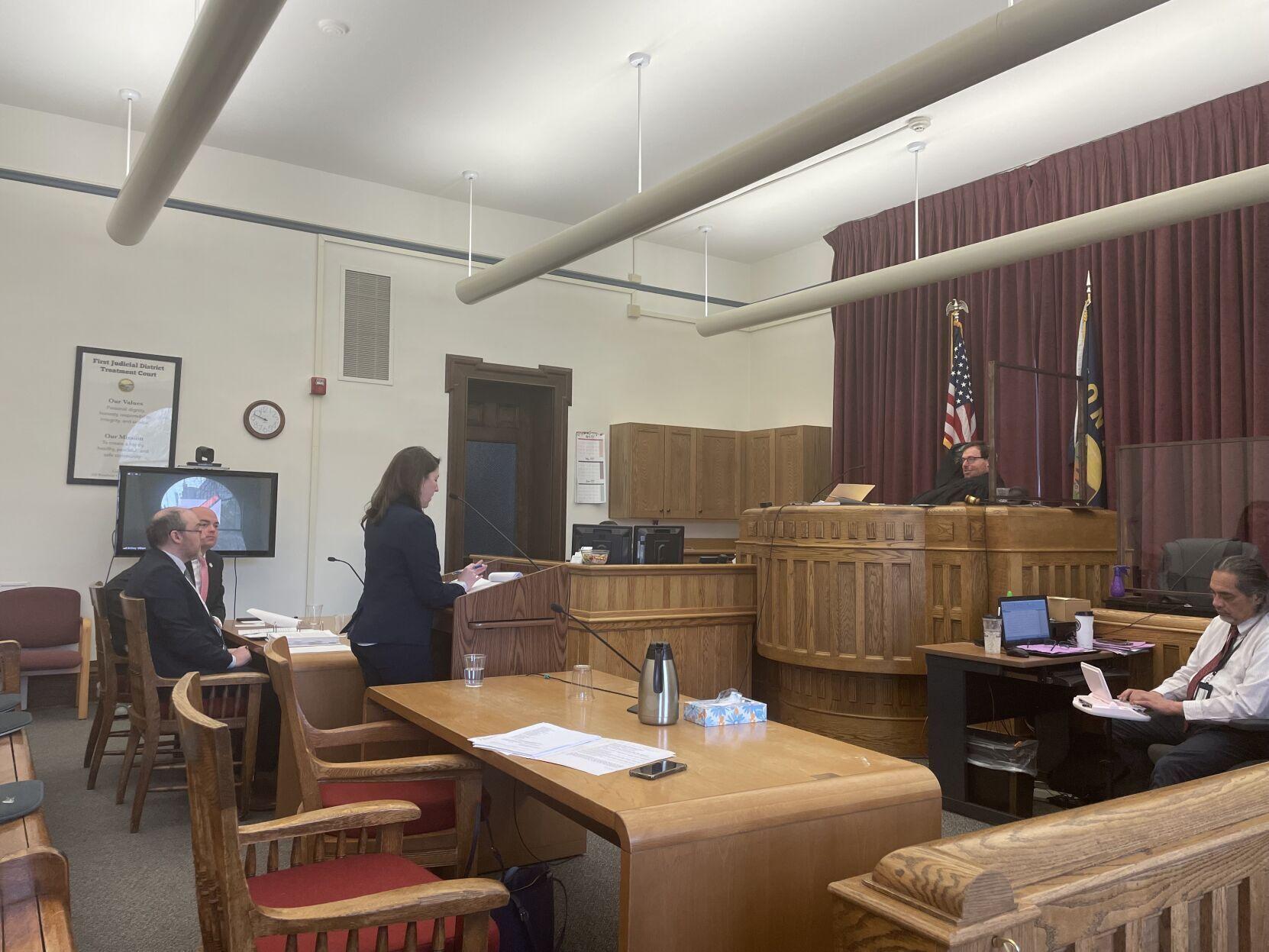 Abbott's courtroom