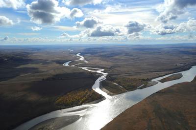 Confluence of Powder and Yellowstone rivers