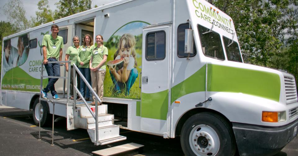 Mobile health screening bus connecting community to needed care ...