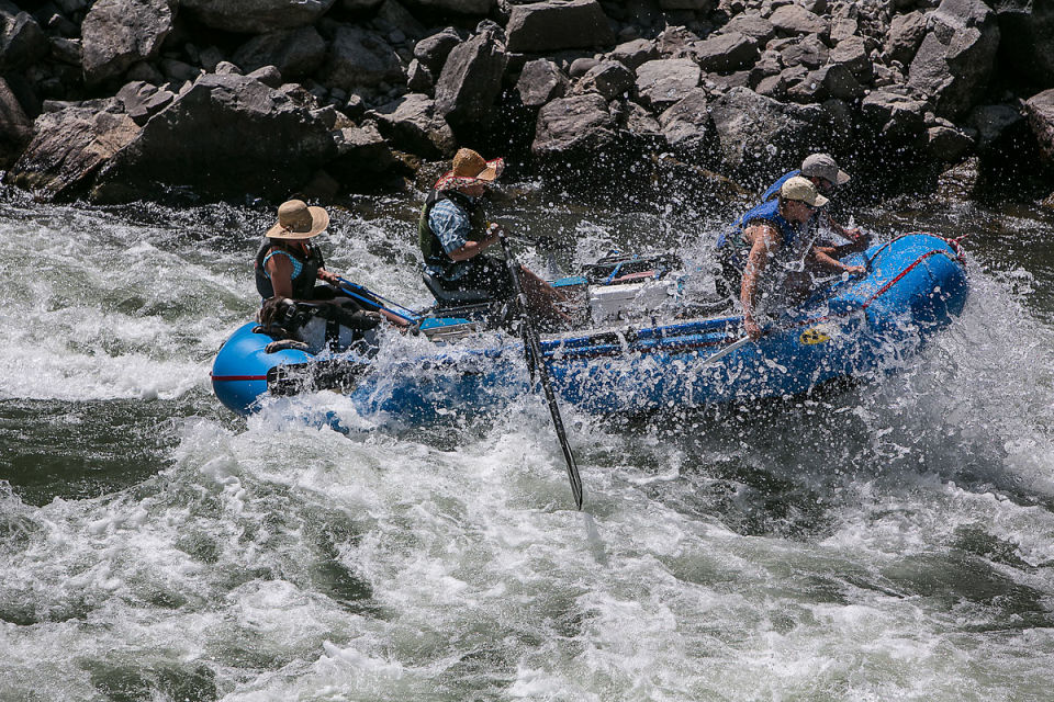 Whitewater on the Yellowstone Rafting