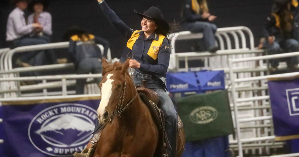 Montana State leads six events after first evening of Spring Rodeo