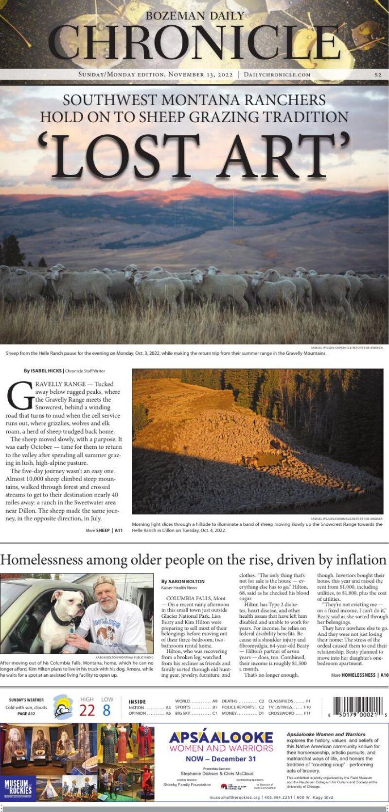 Bozeman Daily Chronicle | Empowering the community