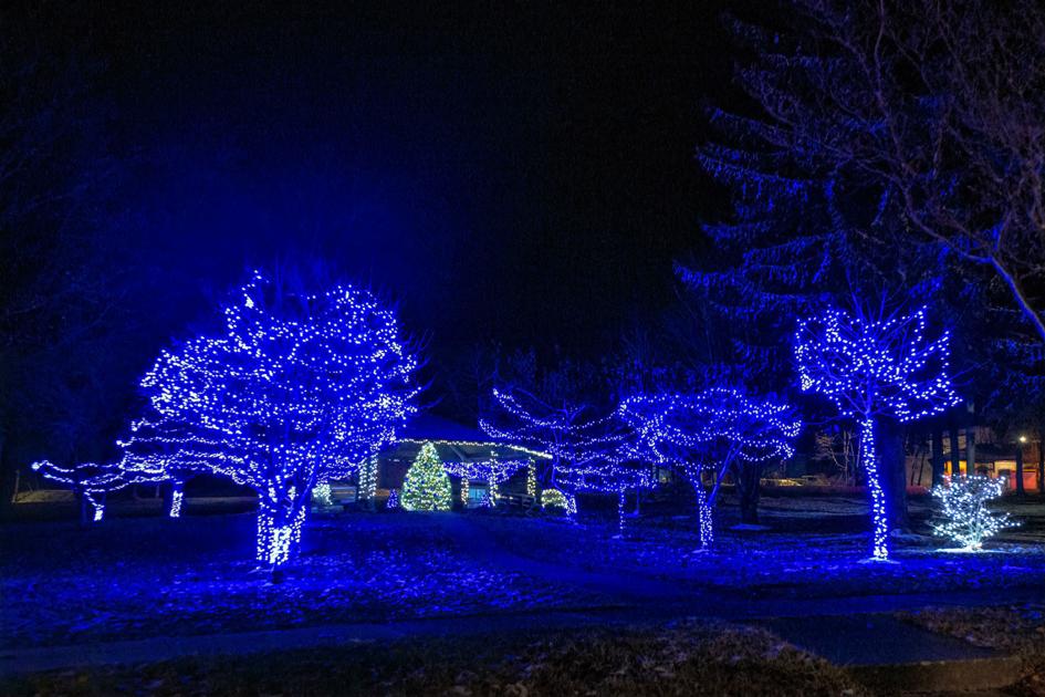 Nearly 30 000 Lights Illuminate Kane S Evergreen Park Bradford