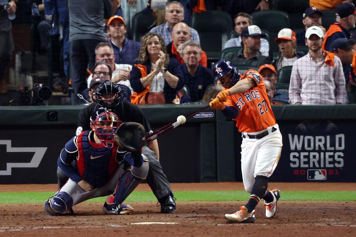 Minute Maid signage due an outfield shift