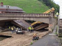 3 Hurt One Seriously In Ridgway Bridge Collapse News Bradfordera Com